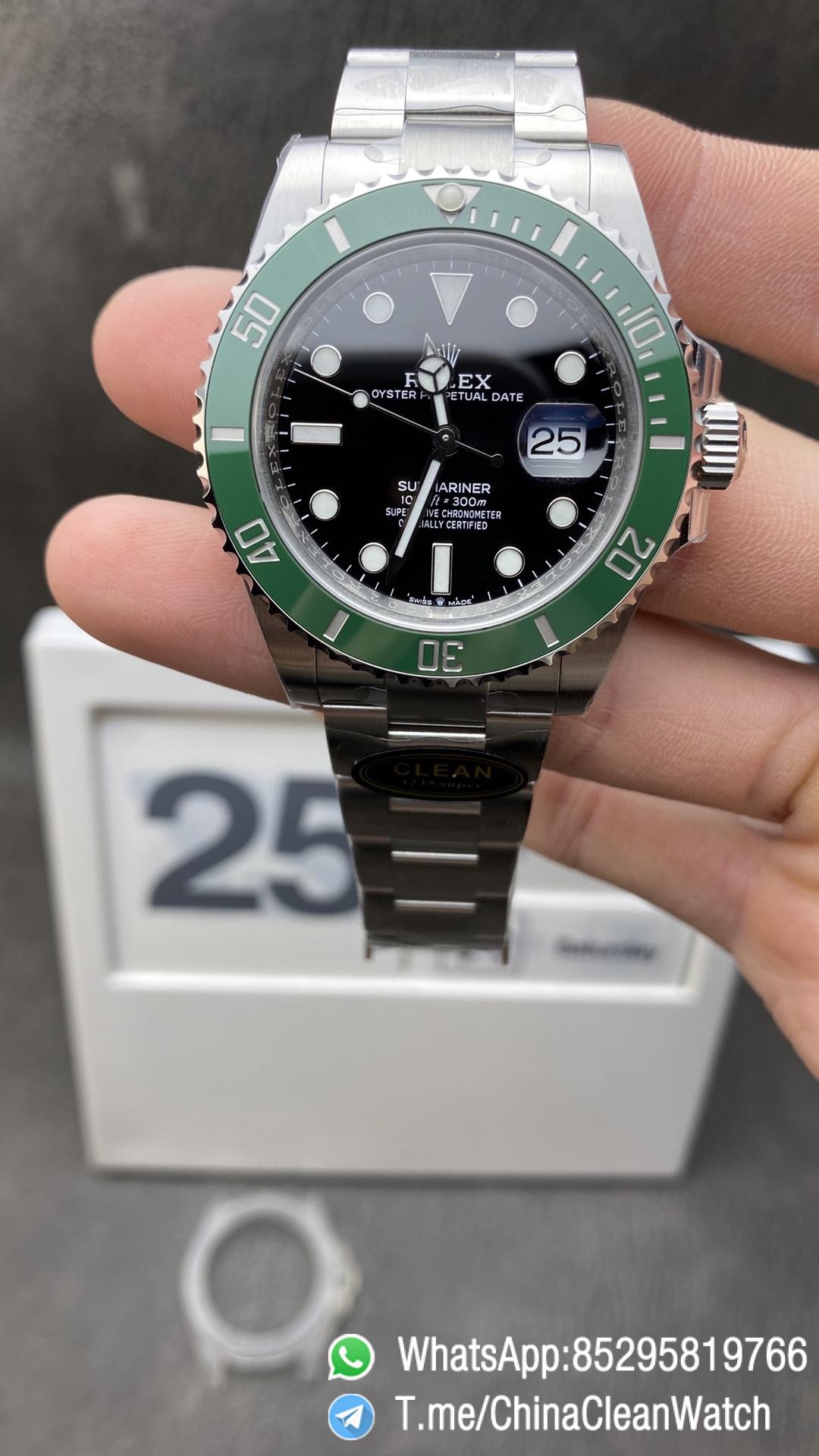 Clean Factory Rolex Submariner 41mm 126610LV Kermit Black Dial Green Ceramic Bezel 904L Steel VR3235 Movement Clean Factory Rolex Submariner 41mm 126610LV Kermit Black Dial Green Ceramic Bezel 904L Steel VR3235 Movement