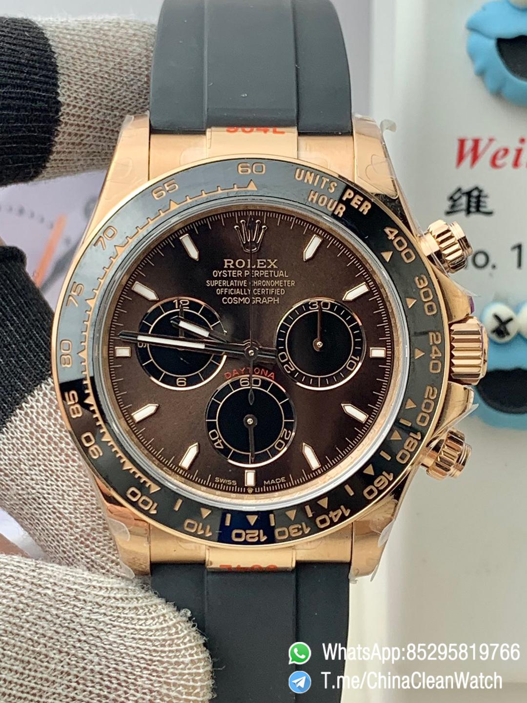 Clean Factory Certified Store QF Gain Weight Daytona 126515LN Chocolate Dial Rose Gold Case Black Ceramic Bezel Oysterflex Strap Blue Luminous Indexs DD4131 Movement 00 Clean Factory Certified Store QF Gain Weight Daytona 126515LN Chocolate Dial Rose Gold Case Black Ceramic Bezel Oysterflex Strap Blue Luminous Indexs DD4131 Movement 00